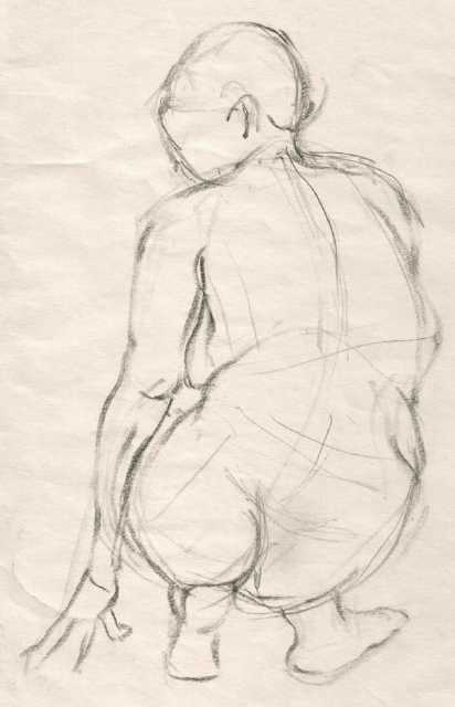 crouching
